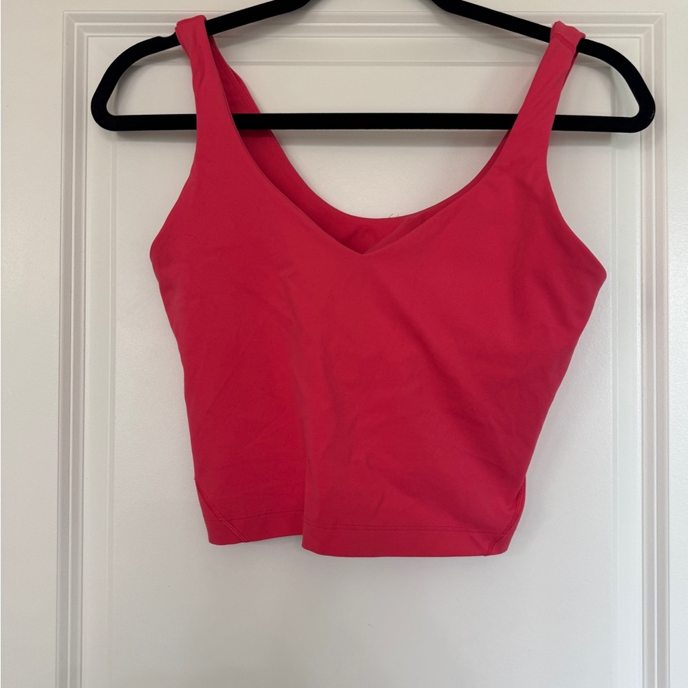 Lululemon Athletica Vibrant Pink Tank Top